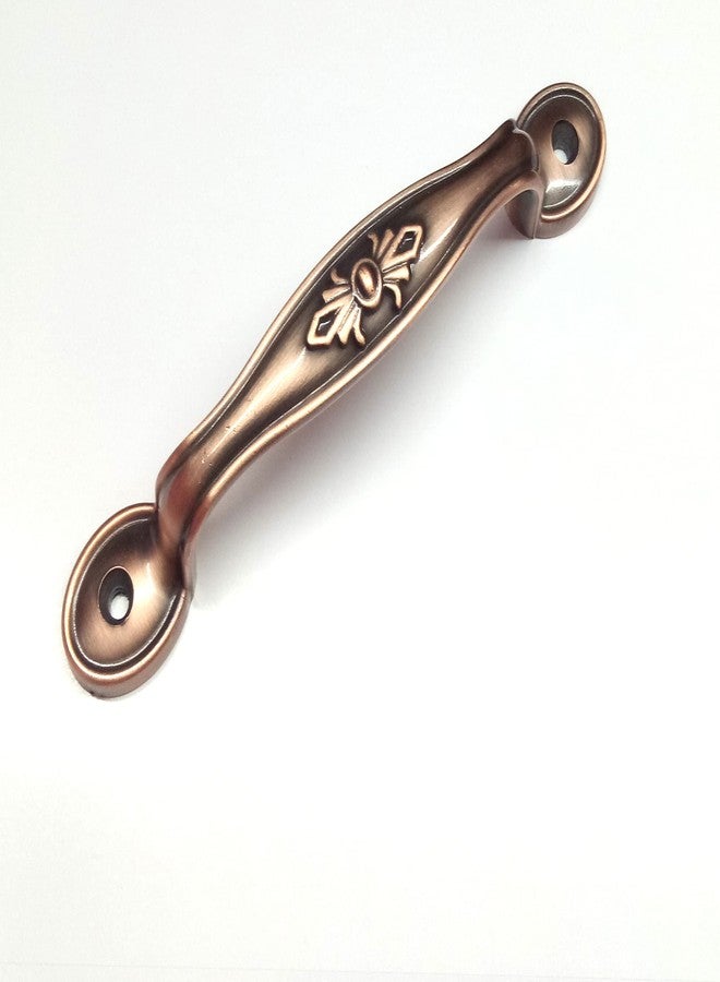 Techlife Accessories Antique Copper Finish Door Handle/Pull Handle/Kitchen Cabinet/Wardrobe Handle for Home Décor | Office | Hotels (122 mm, Copper, Pack of 2) - Image 2